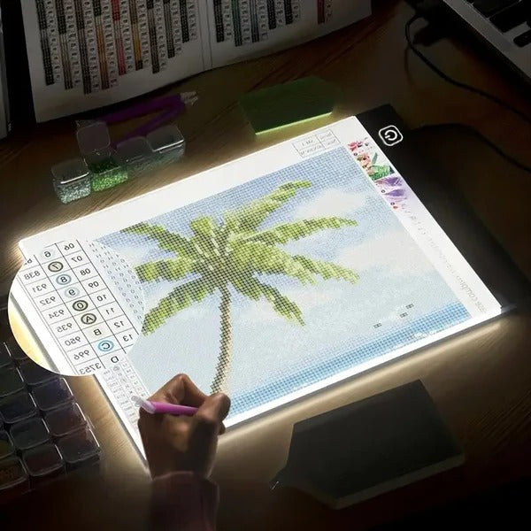 Belro A4 LED tracing light box suitable for clothing design, featuring a slim, illuminated surface for accurate tracing.