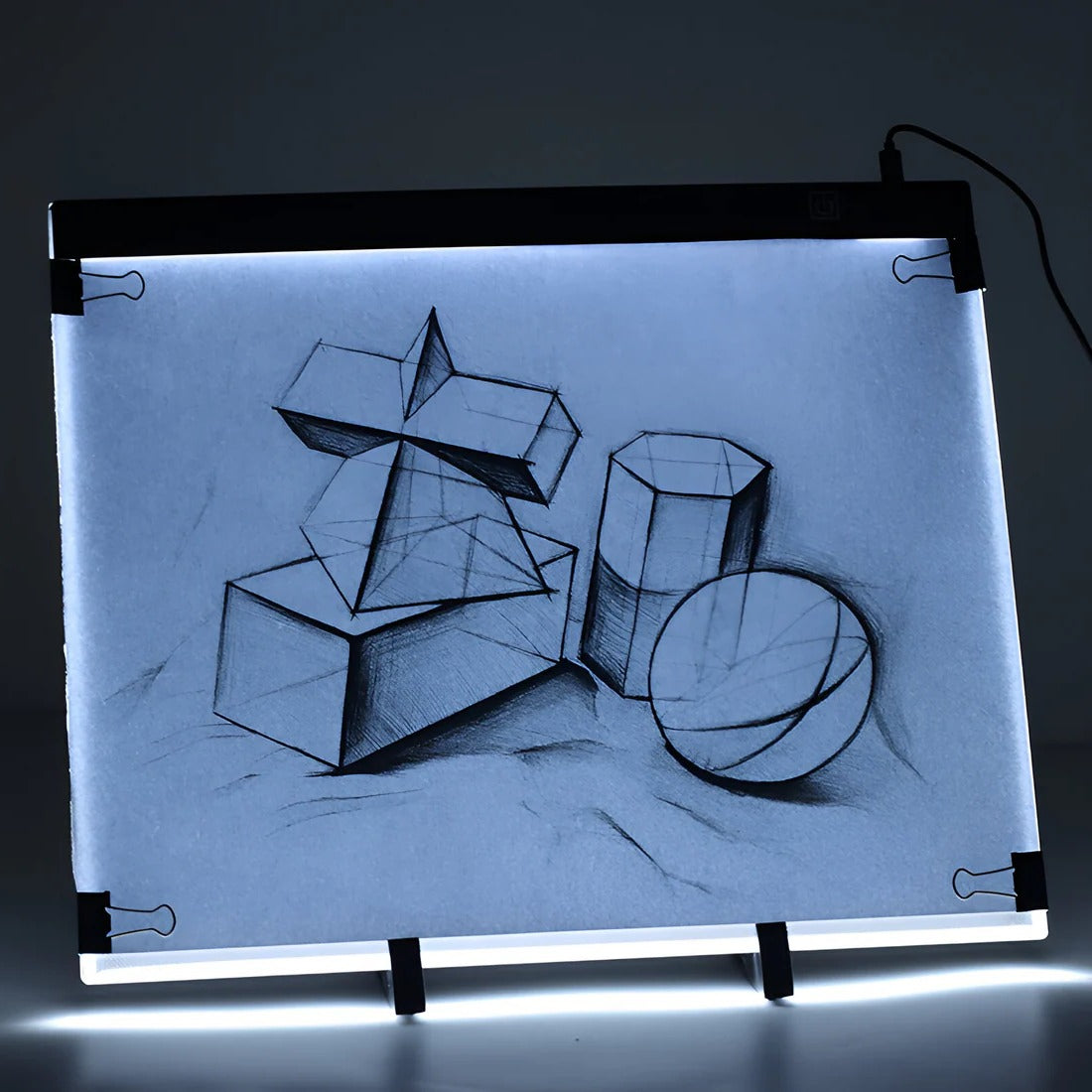 Belro A4 LED tracing light box with a sleek design, perfect for detailed artwork and craft projects in clothing design.