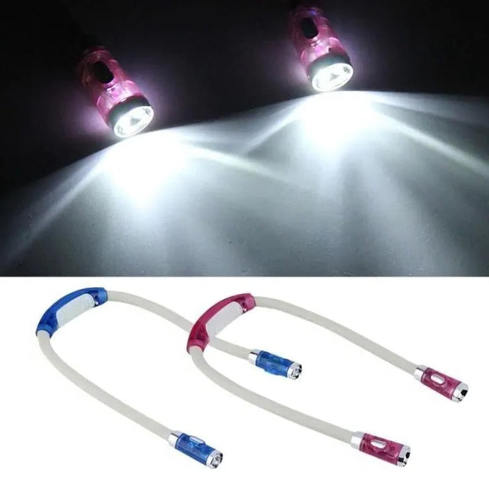 Belro hands-free reading light with adjustable arm and LED illumination, ideal for office and stationery use.