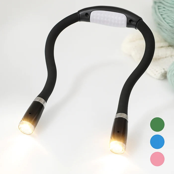 Belro hands-free reading light with adjustable arm and LED illumination, ideal for office and stationery use.