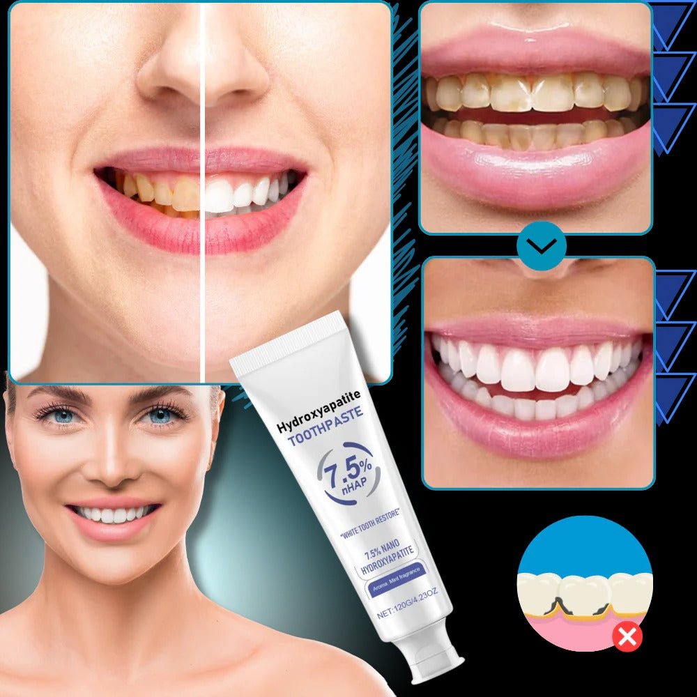 Belro fluoride-free enamel toothpaste in a tube, designed for oral health and beauty, with a focus on natural enamel protection.