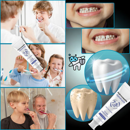 Belro fluoride-free enamel toothpaste tube, showing clean packaging and natural ingredients for healthy oral care.