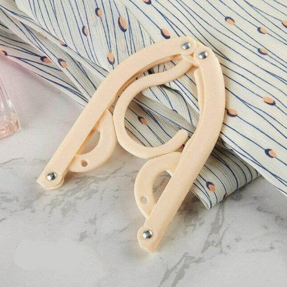 Belro foldable travel clothes hanger ideal for compact storage and organization during travel or home use.