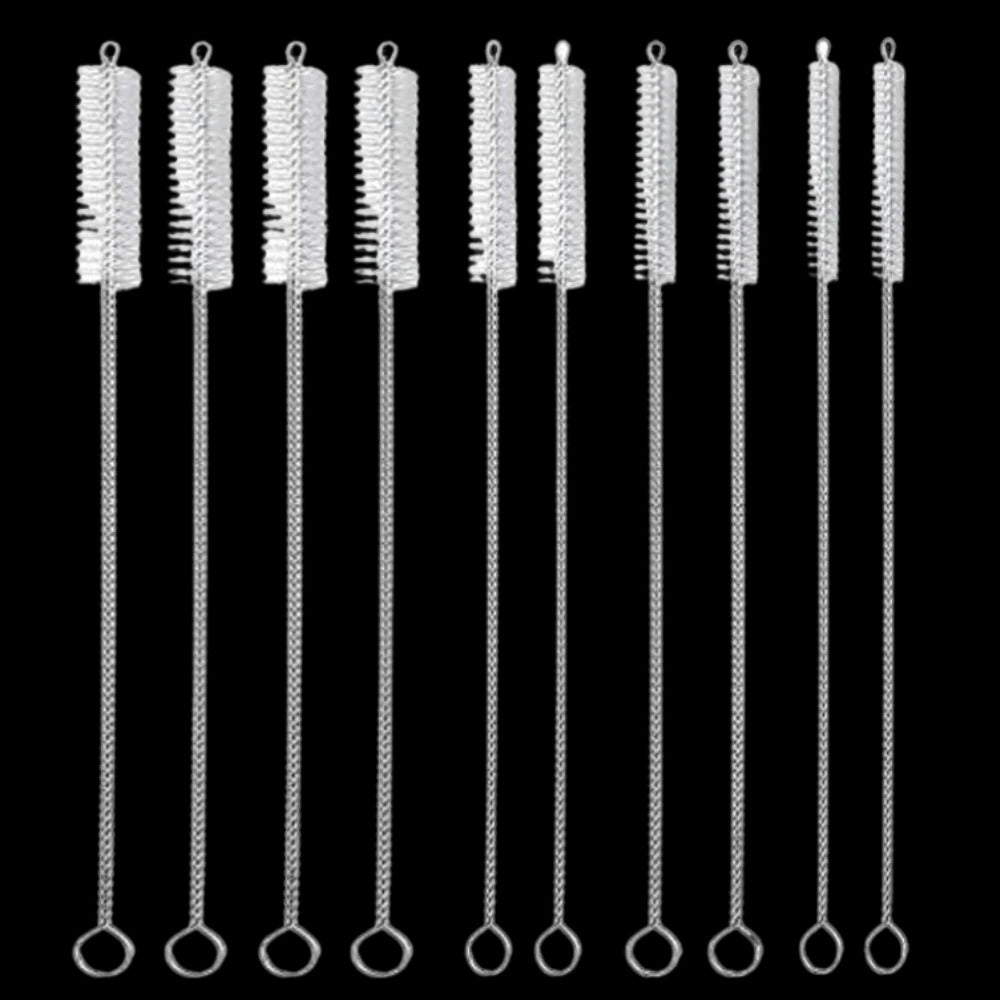 Belro straw cleaning brushes shown with handles, designed for cleaning heels and pumps in footwear.