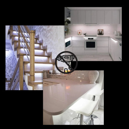 Belro wireless motion sensor LED indoor light mounted on wall, suitable for home and garden outdoor use.