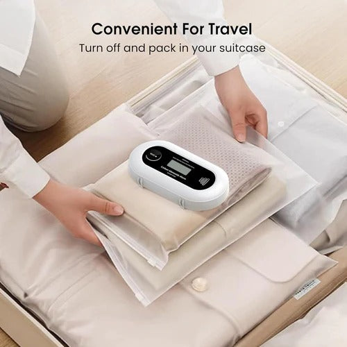 Belro Smart Carbon Monoxide Detector mounted on outdoor wall, showcasing its compact design for home safety.