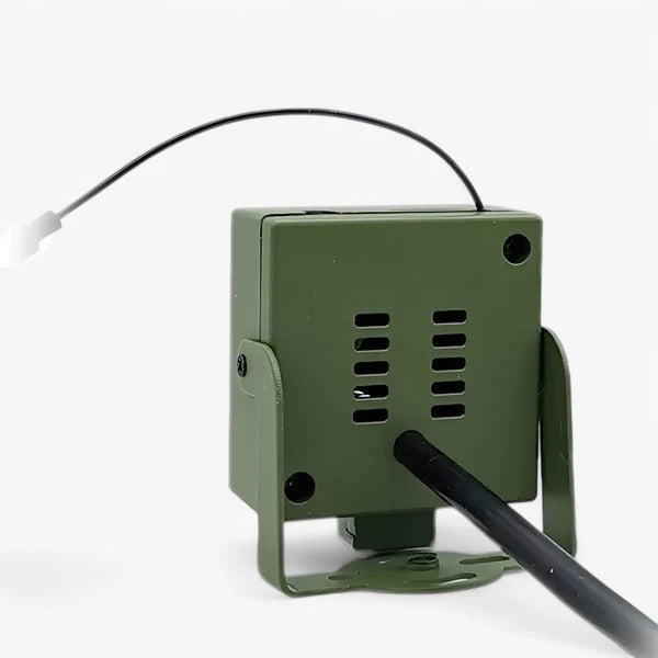 HD WiFi Bird Nest Camera by Belro, compact drone with high-definition camera for aerial surveillance and outdoor security.