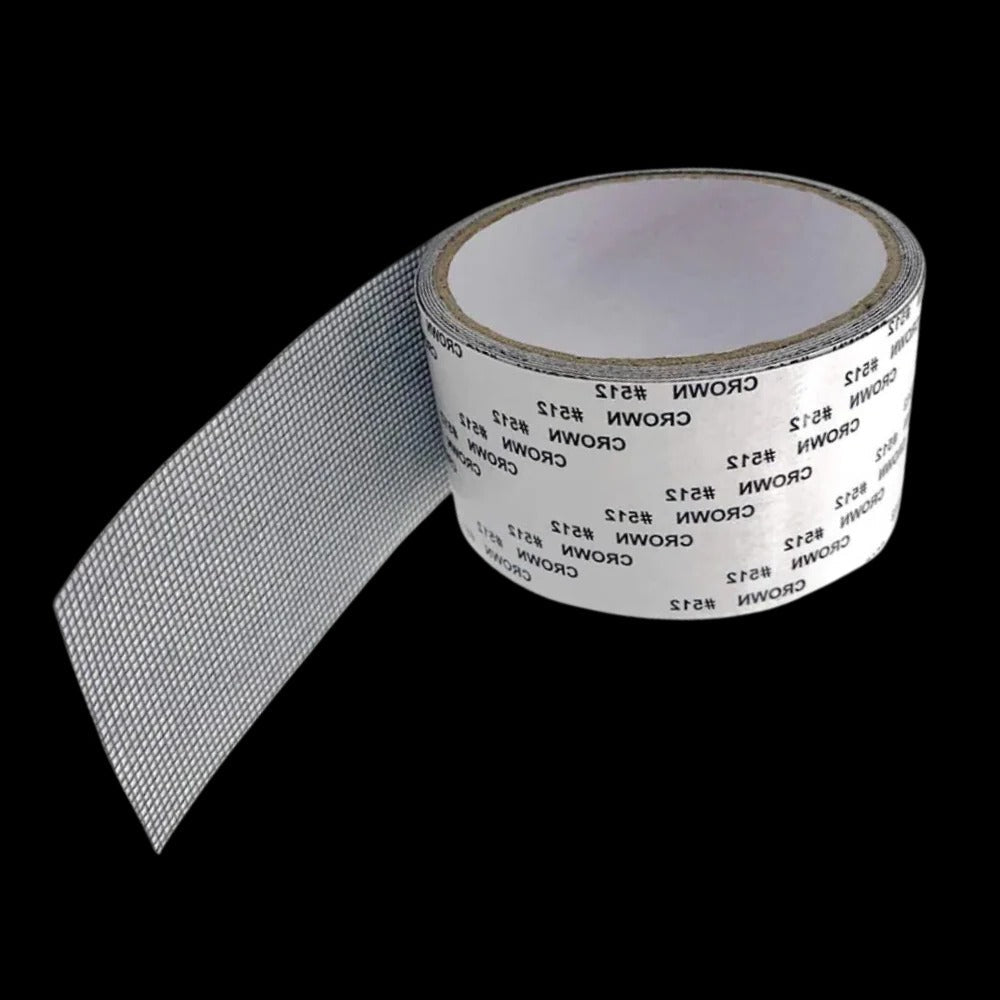 Belro strong adhesive screen repair tape applied to clothing, durable and clear for seamless damage fixing on men's apparel