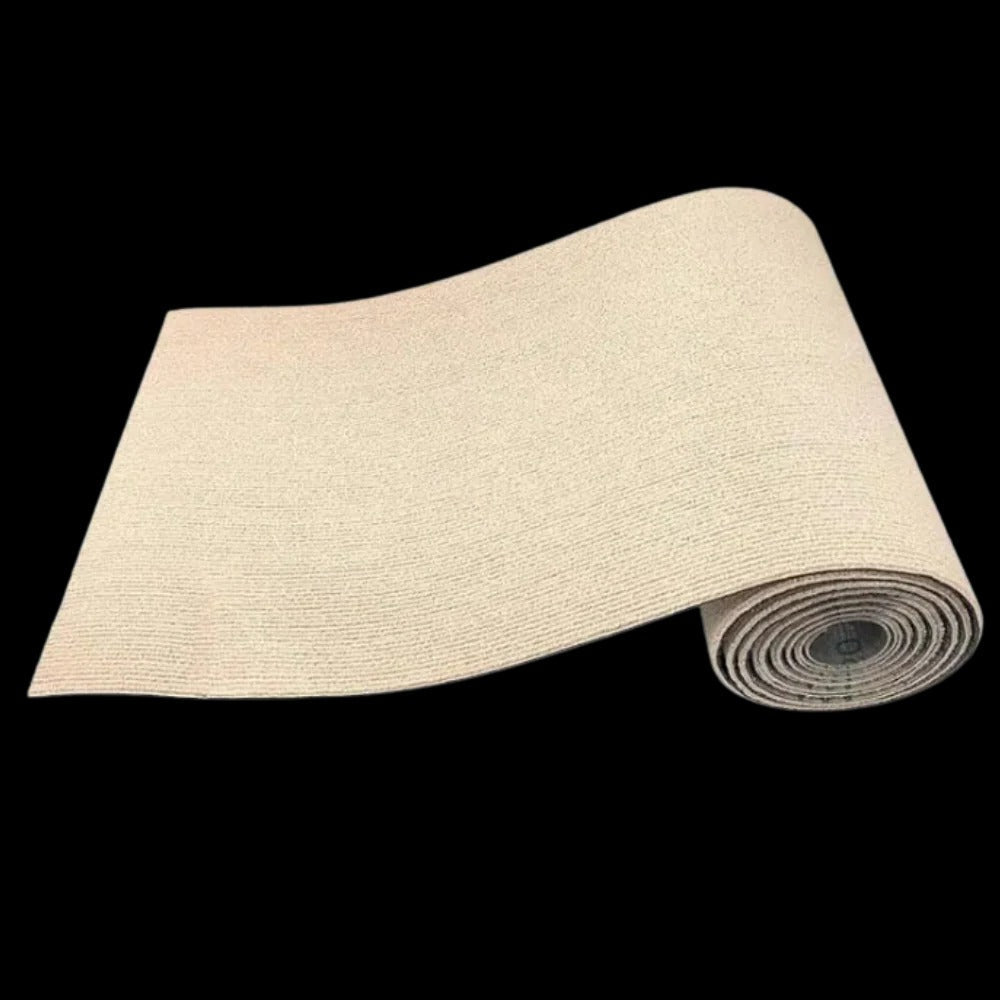 Belro adhesive wall-mounted cat scratch pad attached to a wall in a home and garden setting.