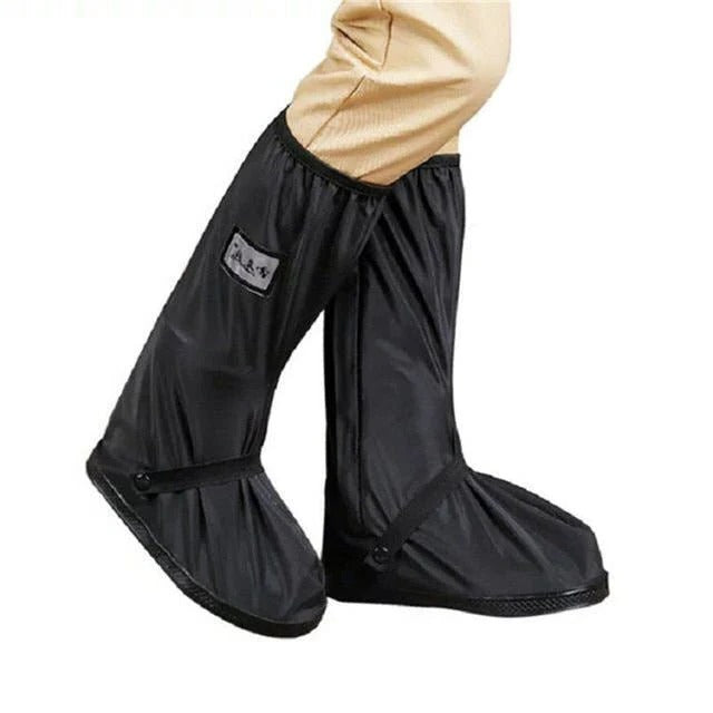 Belro waterproof boot covers, footwear with durable, water-resistant material, shown in a close-up view.