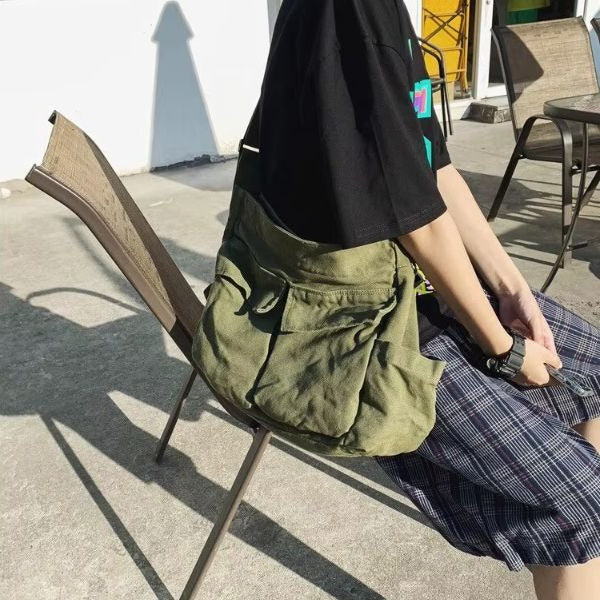 Large women's shoulder messenger bag by Belro featuring a spacious design, adjustable strap, and stylish look for everyday use.