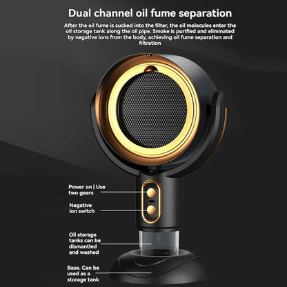 Belro Smoke Air Purifier Fan for home use, featuring sleek design and air filtration components to improve indoor air quality
