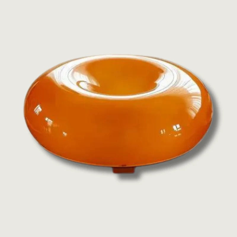 Belro Donut LED touch lamp with colorful glow, portable night light for relaxing ambient lighting in modern electronics and lighting.