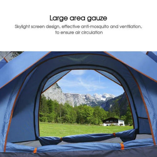 Belro instant pop-up tent set up outdoors, lightweight and easy to assemble for camping or outdoor activities.