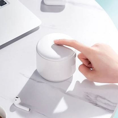 Belro compact ultrasonic cleaning device for jewelry, showing the device with its control panel and cleaning basket.