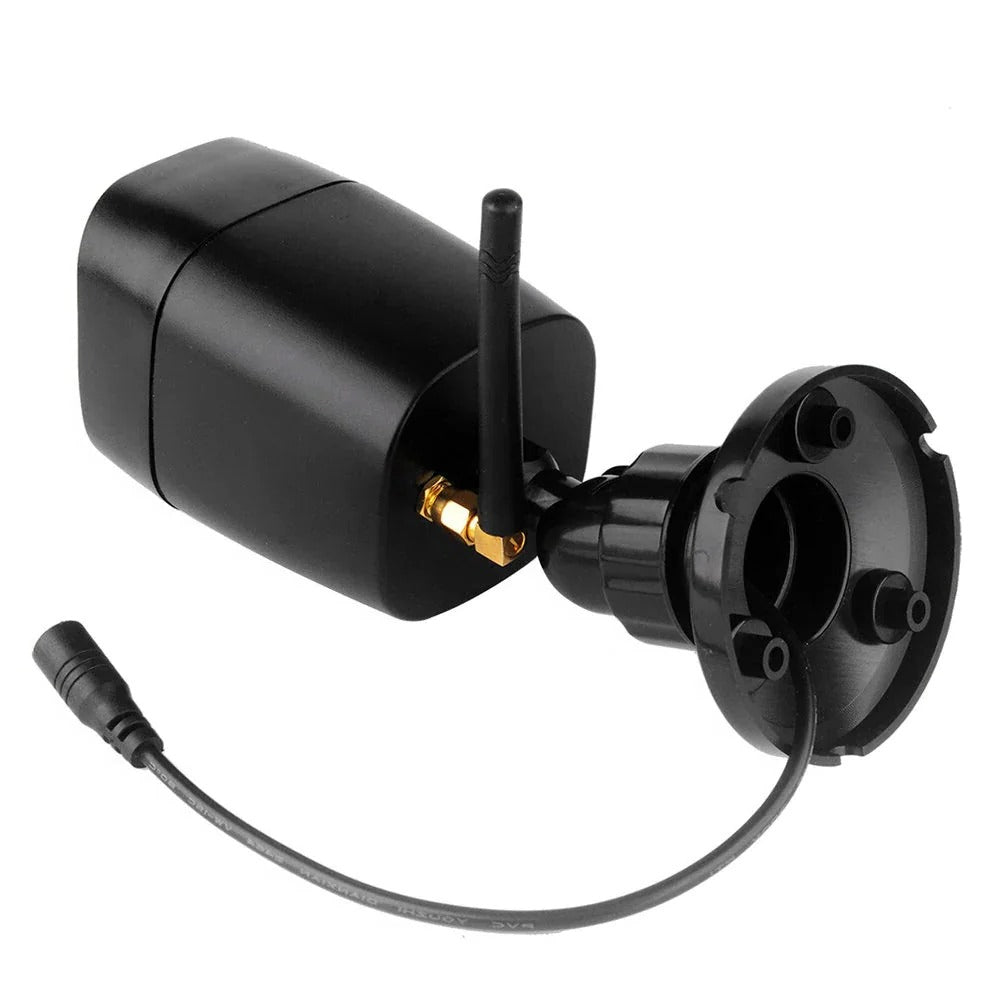 Belro wireless security system with LCD display, featuring a sleek monitor and security camera setup for home or office use.