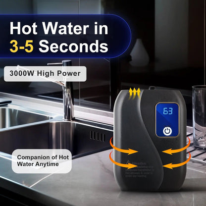 Belro tankless instant water heater for outdoor use, compact and efficient water heating solution for home and garden.