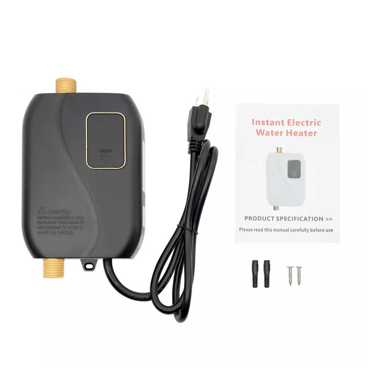 Belro tankless instant water heater for outdoor use, compact and efficient for home water heating needs.