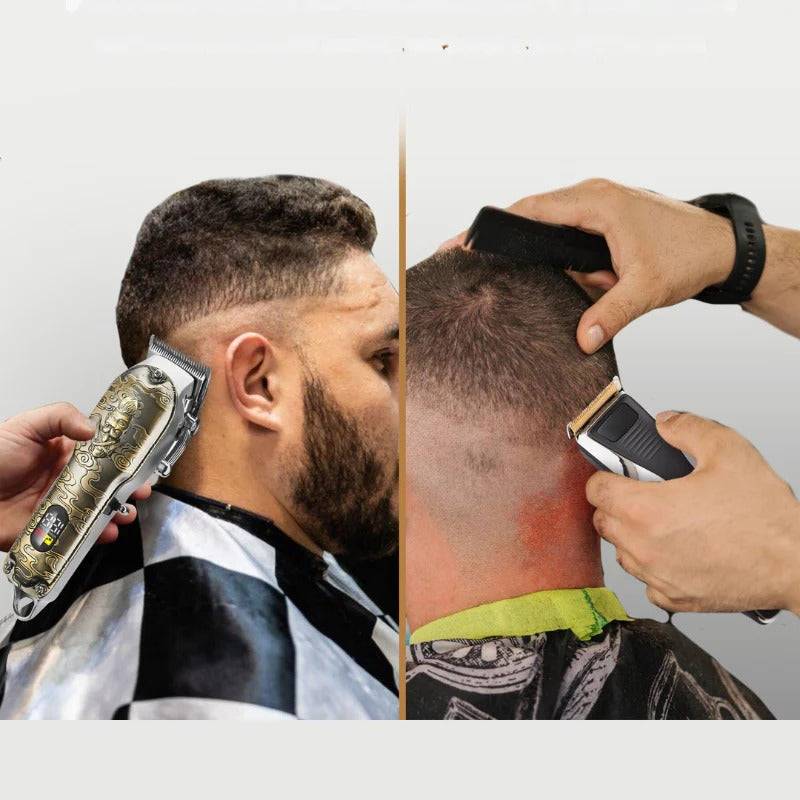Belro 4-in-1 precision grooming kit with multiple attachments for beard trimming, hair grooming, and facial care.