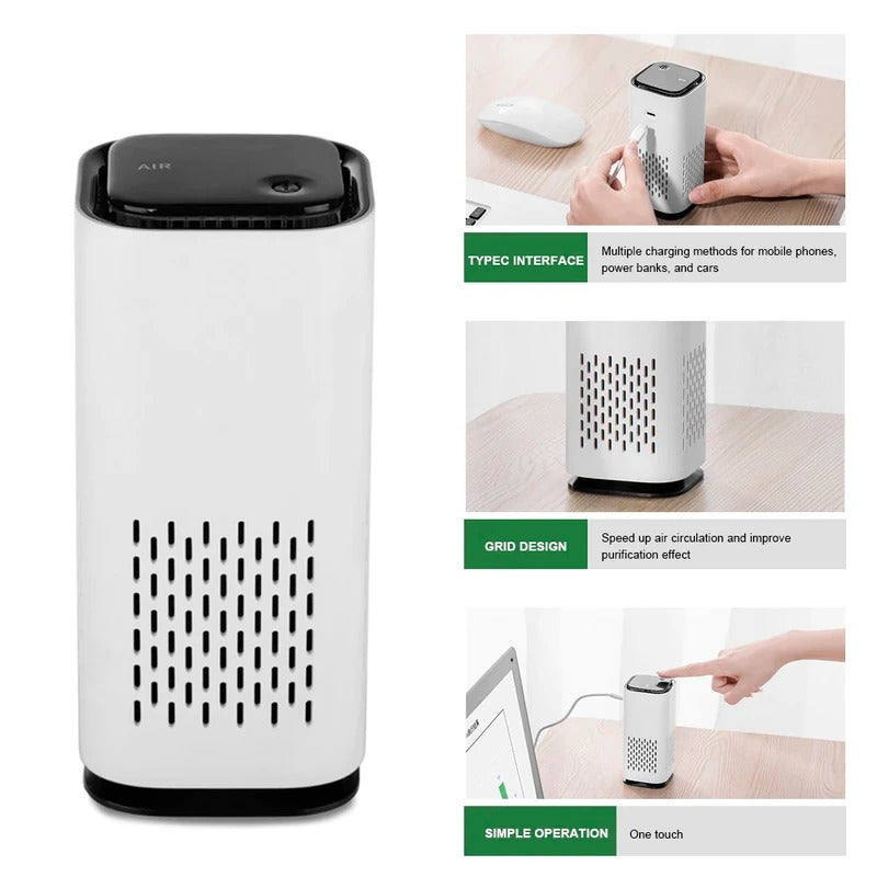Belro Pet Air Purifier, compact device for improving air quality in pet-friendly spaces, shown on a clean surface.