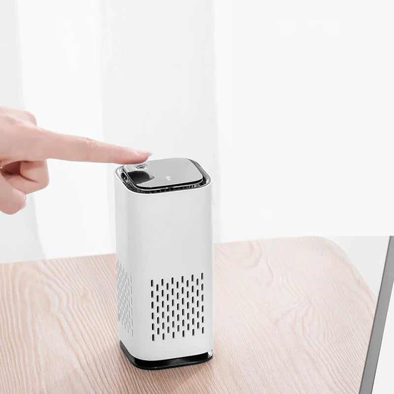 Belro Pet Air Purifier for improving indoor air quality, featuring sleek design and filter system for pet allergens and odors.