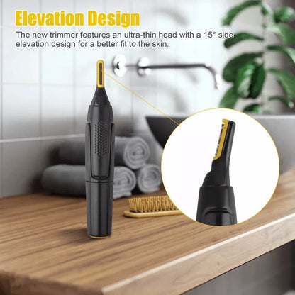 Belro men's multi-area grooming trimmer with adjustable blades and attachment heads for precise facial and body trimming.