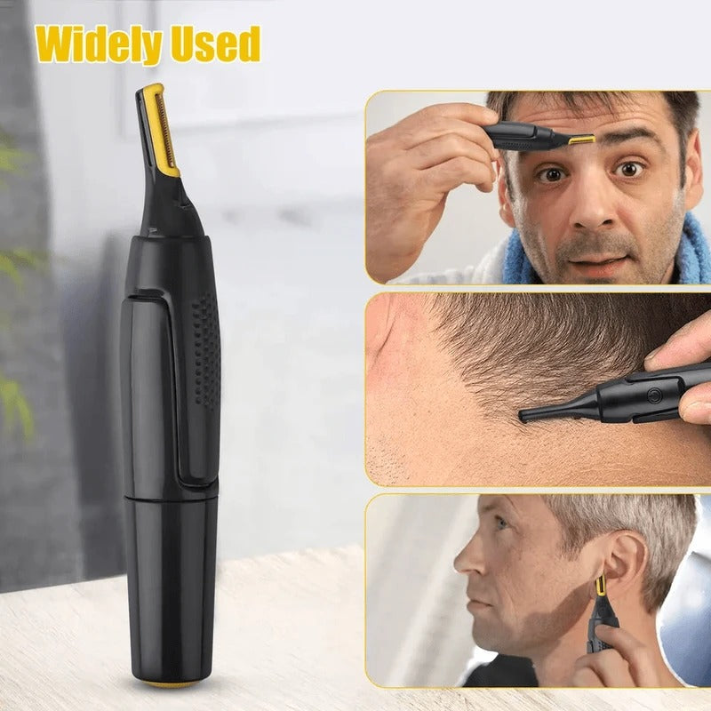 Belro men's multi-area grooming trimmer with adjustable blades and ergonomic design, suitable for facial and body grooming.