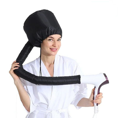 Belro portable hair bonnet dryer cap, lightweight and compact for even hair drying, designed for convenient at-home use.