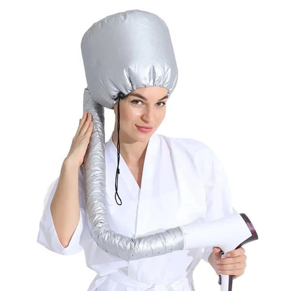 Belro portable hair bonnet dryer cap for hair care, lightweight and comfortable for at-home or on-the-go hair drying.