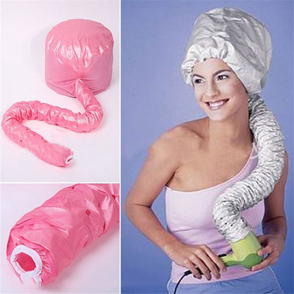 Belro portable hair bonnet dryer cap for hair care, lightweight and comfortable for quick, even drying at home or on the go.