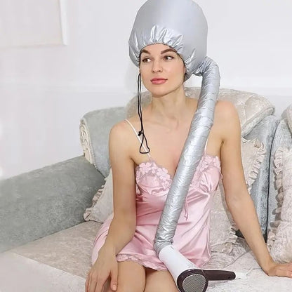 Belro portable hair bonnet dryer cap for hair care, lightweight and comfortable for at-home hair drying and styling.