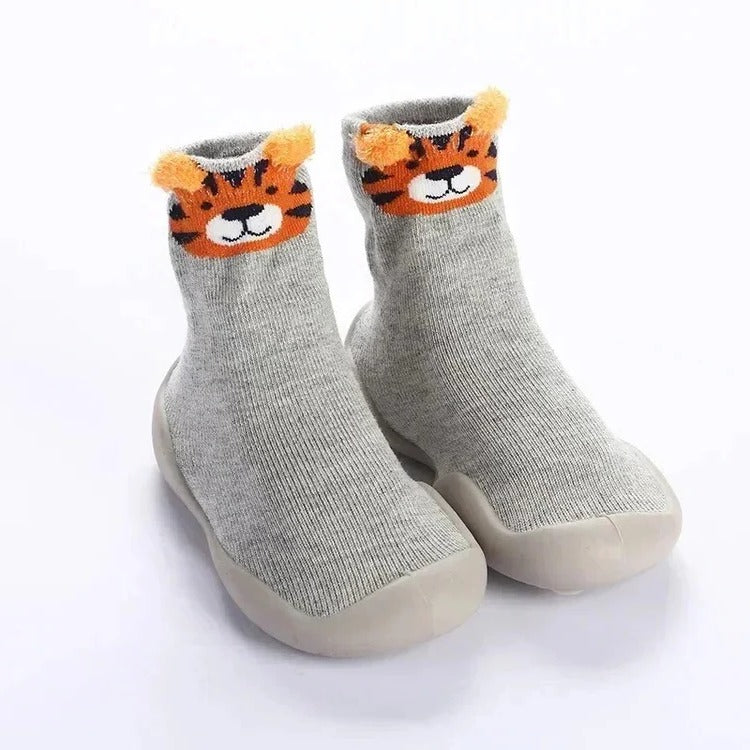 Belro children's soft sole sock shoes with colorful patterns, designed for comfortable, flexible wear for young children.