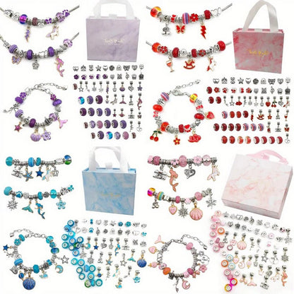 Belro DIY jewelry craft set for men, featuring colorful beads, strings, and tools for creating custom jewelry accessories.