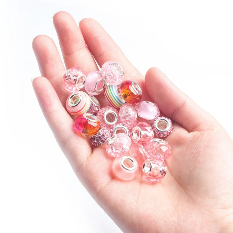 Belro DIY jewellery craft set for men, featuring various beads, strings, and tools for creating personalized jewelry.