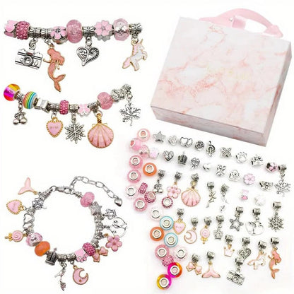 Belro DIY jewellery craft set for men, featuring various beads, strings, and tools for creating custom jewelry pieces.