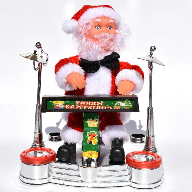 Belro Climbing Santa holiday display toy, dressed as a Santa Claus figure climbing a pole, perfect for festive holiday decor.