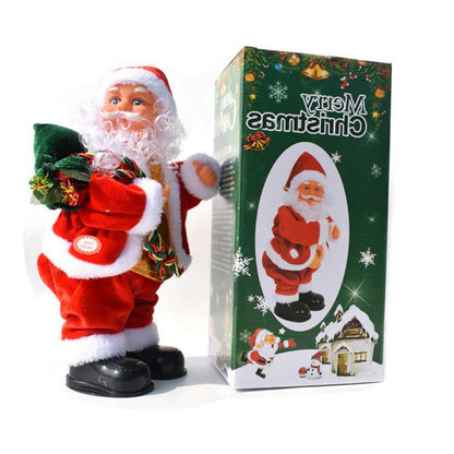 Belro Climbing Santa holiday display toy featuring Santa in climbing gear, suitable for festive holiday decor.