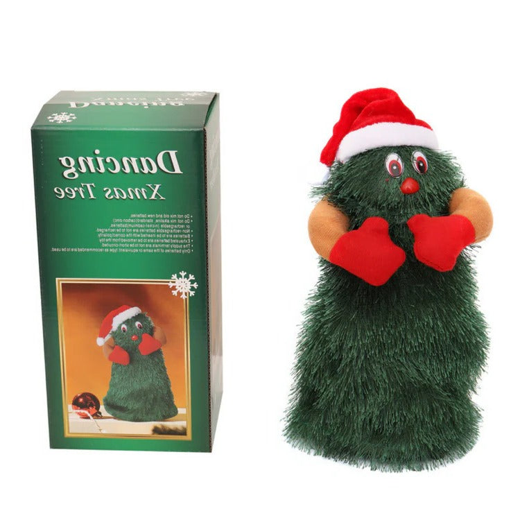 Climbing Santa holiday display toy from Belro, dressed in festive clothing, standing with outstretched arms for holiday decor.