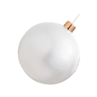 Belro inflatable holiday ball decoration resembling a large festive ornament, suitable for holiday-themed clothing or displays.