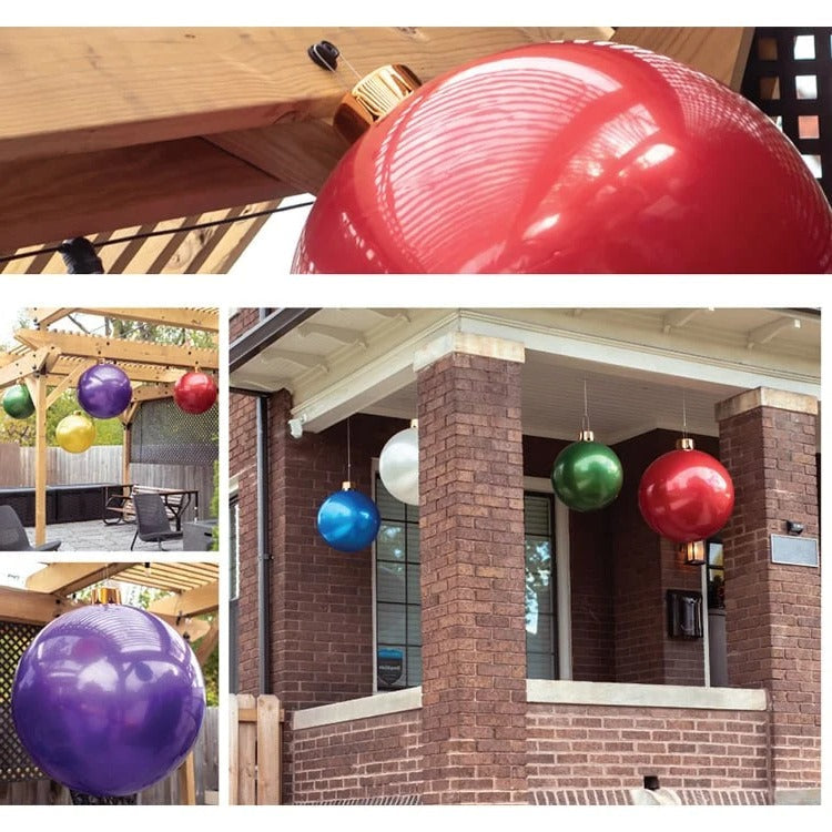 Belro inflatable holiday ball decoration resembling a clothing-themed inflatable for festive decor, shown in the image.