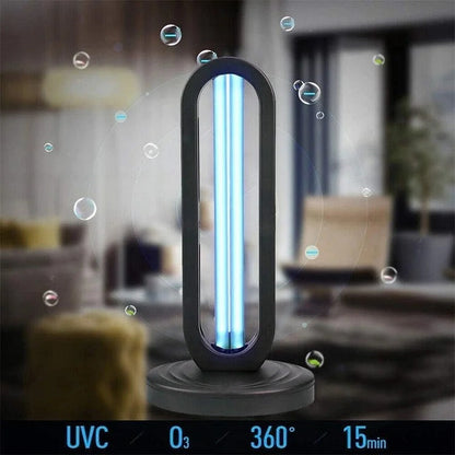 Belro ultraviolet sterilizer lamp for baby bottles and nursing accessories, emitting UV light for sterilization.