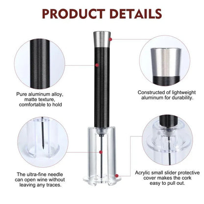 Belro Air-Assist Wine Bottle Opening Set with electronic corkscrew and accessories on a white background.