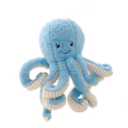 Belro giant octopus plush stuffed animal with detailed tentacles and soft fabric, perfect for cuddling and play.