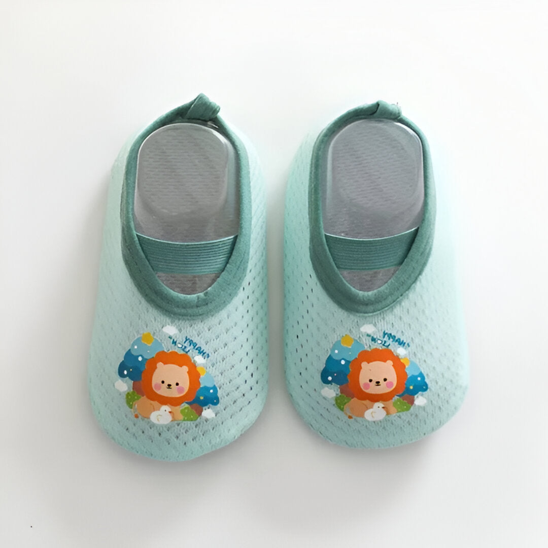 Belro baby cartoon non-slip shoes with colorful design and soft soles, ideal for toddler footwear safety and comfort.