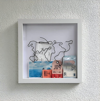 Belro Adventure Archive Box for home decor, featuring a vintage-inspired design with leather accents and metal clasp.