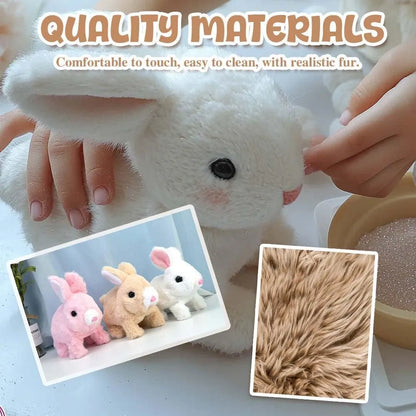 Belro Bunny Toy for cats, soft plush pet toy with bunny shape, ideal for feline play and enrichment.