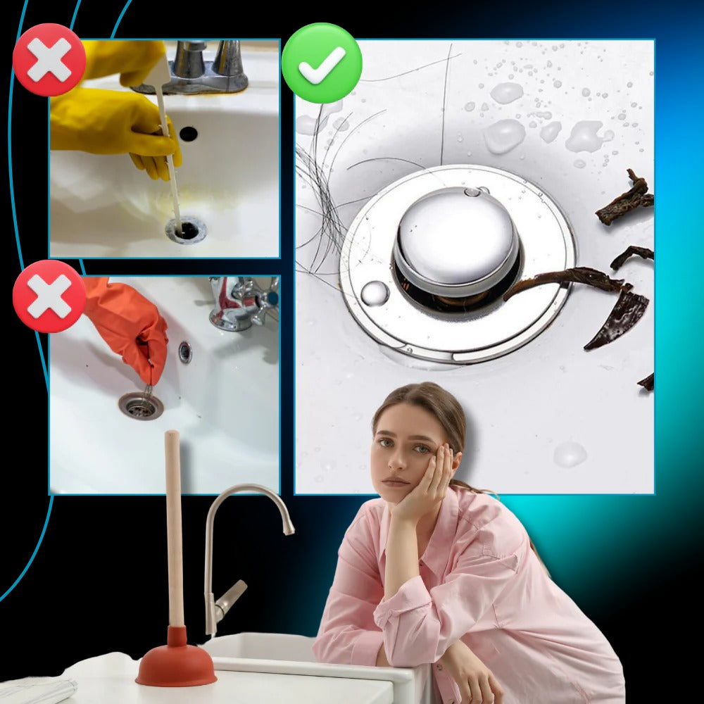 Belro Odor Isolation Pop Up Sink Stopper, a tool for bathroom sink drainage, with a sleek, durable design for effective odor control.