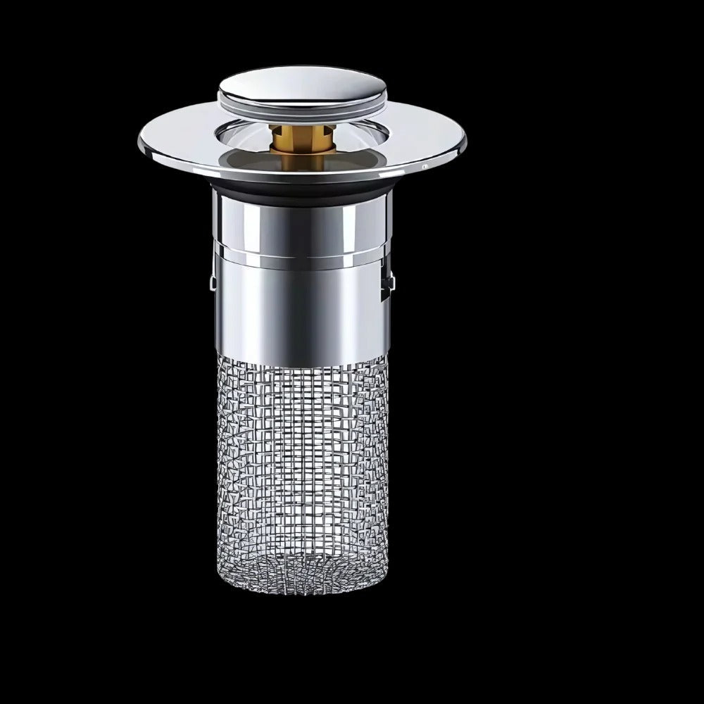 Belro odor isolation pop-up sink stopper, a tool used in plumbing for sealing sinks effectively.
