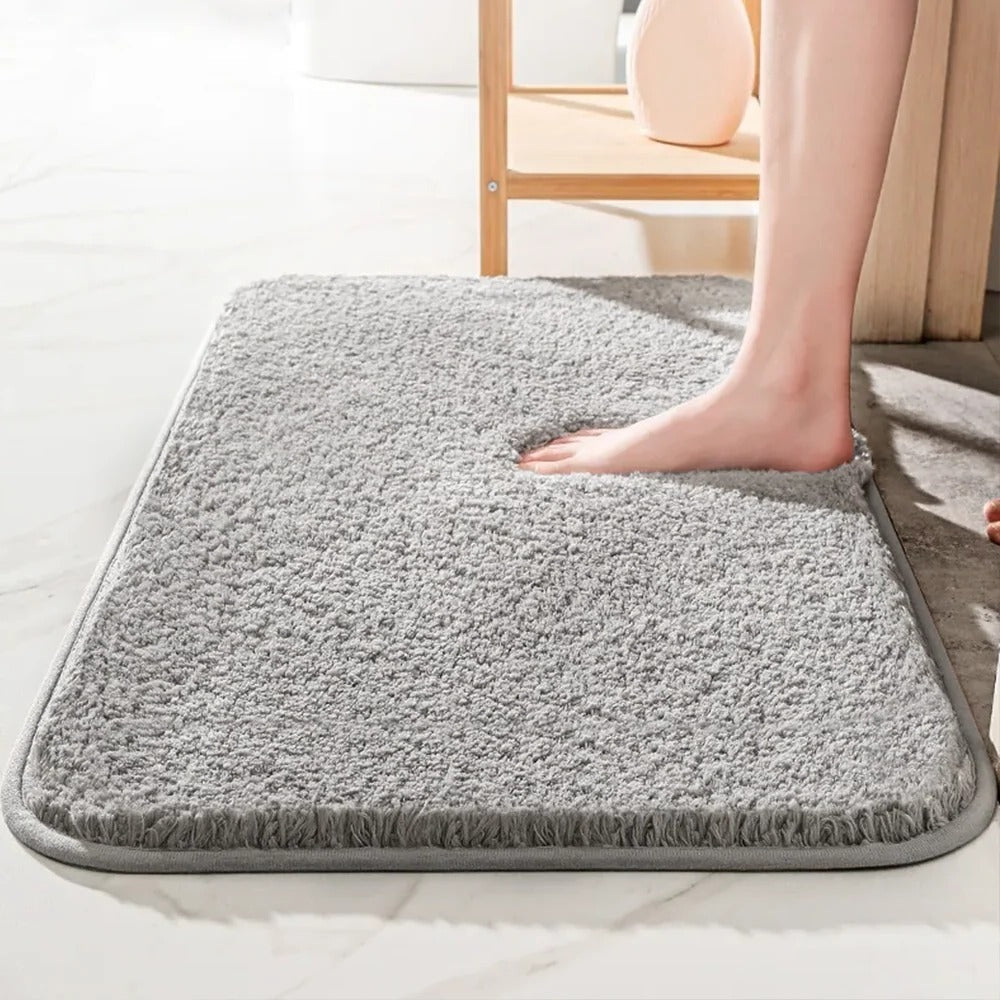 Belro super thick luxury bathroom rug featuring plush, soft fibers and a stylish design for cozy bathroom decor.
