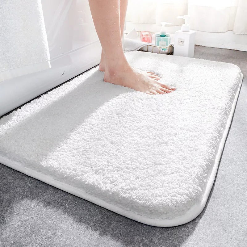 Belro super thick luxury bathroom rug with plush, soft texture, ideal for adding comfort and style to bathroom decor.